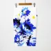 Pencil Wrap Office Skirts Women's Floral High Waist Skirts Vintage Elegant Print Midi Skirt 2018 Summer Wholesale Dropshipping