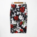 Pencil Wrap Office Skirts Women's Floral High Waist Skirts Vintage Elegant Print Midi Skirt 2018 Summer Wholesale Dropshipping