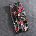 Plus Size 22Colors Women Skirts Casual Print Flowers Pencil Skirt Lolita Style Skirts Faldas Mujer