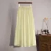 Plus Size Long Skirt Elegant Style Women Pleated Maxi Chiffon Skirts 2019 Beach Boho Summer Skirts Faldas Saia Jupe Femme