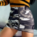 Realpopu Zipper High Waist Mini Skirt Women Camouflage Sexy Short Harajuku Printed Fashion Short Denim Skirts Femme Harajuku