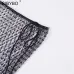 SIBYBO Fish Net  Rhinestone Skirts Womens 2019 Fashion Mesh Diamond See Through Beach NightClub Package Hip Mini Pencil Skirt