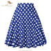 SISHION Black Skirt Women High Waist Plus Size Floral Print Polka Dot Ladies Plaid Skirts Skater 50s Swing Vintage Skirts Womens