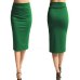 Sexy Slim Pencil Women Skirt 2019 New High Quality Fashion Casual Stretch Bodycon Midi Pencil Skirt OL Ladies Bottom Red