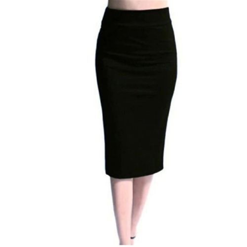 Sexy Slim Pencil Women Skirt 2019 New High Quality Fashion Casual Stretch Bodycon Midi Pencil Skirt OL Ladies Bottom Red