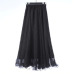 Sherhure 2019 High Waist Women Chiffon Long Skirts Floor Length Ruffles White Summer Boho Maxi Skirt Saia Longa Faldas