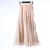 Sherhure 2019 High Waist Women Chiffon Long Skirts Floor Length Ruffles White Summer Boho Maxi Skirt Saia Longa Faldas