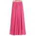 Sherhure 2019 Summer Women Maxi Skirt Two Layer Boho High Wasit Women Long Chiffon Skirt Saias Floor Length Women White Skirt