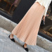 Sherhure 2019 Summer Women Skirt Vintage Long Skirt Saias High Waist Women Maxi Skirt Saia Longa Falda Pleated Skirt Jupe