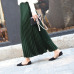 Sherhure 2019 Summer Women Skirt Vintage Long Skirt Saias High Waist Women Maxi Skirt Saia Longa Falda Pleated Skirt Jupe