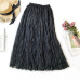 Sherhure 2019 Summer Women Skirts Stretch High Waist Women A-Line Midi Skirt Faldas Jupe Femme Boho Women Skirt Saia