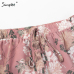 Simplee Bohemian floral print women skirt Elastic high waist ruffled mini skirt female Casual summer beach short skirts 2019