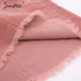 Simplee Vintage corduroy pink pencil skirt Fashion streetwear metal button zipper short skirt 2017 New autumn mini skirts womens