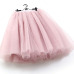 Skirts Womens 7 Layers Midi Tulle Skirt Fashion Tutu Skirts Women Ball Gown Party Petticoat 2018 Lolita Faldas Saia