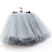 Skirts Womens 7 Layers Midi Tulle Skirt Fashion Tutu Skirts Women Ball Gown Party Petticoat 2018 Lolita Faldas Saia