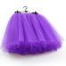 Skirts Womens 7 Layers Midi Tulle Skirt Fashion Tutu Skirts Women Ball Gown Party Petticoat 2018 Lolita Faldas Saia