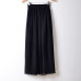 Spring Summer Autumn Fashion Pleated Maxi Skirt Amazing Chiffon Long Skirt Women High Quality High Waist