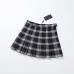 Spring Summer Harajuku Women Fashion Skirts Cute Yellow Black Red Lattice Pleated Skirt Punk Style High Waist Female Short Skirt