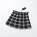Spring Summer Harajuku Women Fashion Skirts Cute Yellow Black Red Lattice Pleated Skirt Punk Style High Waist Female Short Skirt
