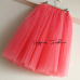 Streetwear 7 Layers 65cm Midi Pleated Skirt Women Gothic High Waist Tulle Skater Skirt rokjes dames ropa mujer 2019 jupe femme