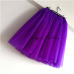 Streetwear 7 Layers 65cm Midi Pleated Skirt Women Gothic High Waist Tulle Skater Skirt rokjes dames ropa mujer 2019 jupe femme