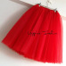 Streetwear 7 Layers 65cm Midi Pleated Skirt Women Gothic High Waist Tulle Skater Skirt rokjes dames ropa mujer 2019 jupe femme