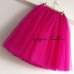 Streetwear 7 Layers 65cm Midi Pleated Skirt Women Gothic High Waist Tulle Skater Skirt rokjes dames ropa mujer 2019 jupe femme