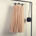 Summer Bohemia Long Skirts Women Stretch High Waist Solid Chiffon A-Line Skirt Casual Pleated Maxi Skirt Faldas Saias Streetwear