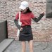 Summer Fashion High Waist Skirts Womens Pockets Button Denim Skirt Female 2018 New All-matched Casual Jeans Skirt