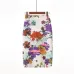 Summer Skirts Womens 2019 Fashion Floral Printed Zipper Knee Length High Waist Pencil Skirt Bodycon Jupe Vintage Femme Saias