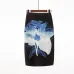 Summer Skirts Womens 2019 Fashion Floral Printed Zipper Knee Length High Waist Pencil Skirt Bodycon Jupe Vintage Femme Saias