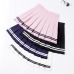 Sweet Lolita 2019 Pleated Skirt Women Cute High Waist Mini A-line Sailor Skirt New Harajuku School Girls Uniforms Stripe Skirt