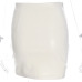 Sweetown White Korean Style Skirts Womens Street Style A Line Skirt Summer 2018 High Waist Vogue Steampunk Leather Short Skirt