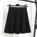 TIGENA 2018 Autumn Winter Knitted Warm Skirts Women High Waist Pleated Sexy Mini Skirt Female Black Khaki Gray Skirts