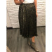 TIGENA Printed Leopard Skirts Women Fashion 2019 Autumn Winter High Waist Pleated Midi Long Skirts Female Korean Skirt Ladies