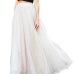 U-SWEAR Women 3 Layers Lace Maxi Long Skirt 2018 Tulle Skirt Bridesmaid Ball Skirts Plus Size Women's Skirts Hot sale