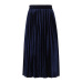 Velvet Pleated Skirts Women 2018 Autumn Winter Fashion Streetwear Midi Skirt Ladies Elastic Hight Waist Casual Skirt Black Green