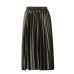 Velvet Pleated Skirts Women 2018 Autumn Winter Fashion Streetwear Midi Skirt Ladies Elastic Hight Waist Casual Skirt Black Green