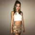 Weekeep Sexy High Waist Mini Skirt Women Angel Print High Street Skirts 2019 Spring Summer Fashion Short Pencil Skirts