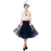 Wipalo Petticoat Skirt Retro Boneless Body wedding Gauze Women 5 Solid Colors Tutu Puff Skirt Vintage Petticoat Swing Ball-gown