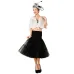 Wipalo Petticoat Skirt Retro Boneless Body wedding Gauze Women 5 Solid Colors Tutu Puff Skirt Vintage Petticoat Swing Ball-gown