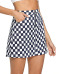 Wipalo checkerboard high waist skirt 2018 summer sexy mini skirt zipper unif checkered skirts womens short bottom saia gothic