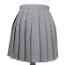 Women Cosplay Pleated Skirt Girl School Uniform Skirt Solid High Waist Skirt Mini Skirts