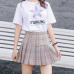 Women Mini Pleat Skirt Harajuku Preppy Style Plaid Skirts Cute Japanese School Uniforms Ladies Jupe Kawaii Skirt Saia Faldas