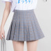 Women Mini Pleat Skirt Harajuku Preppy Style Plaid Skirts Cute Japanese School Uniforms Ladies Jupe Kawaii Skirt Saia Faldas