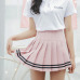 Women Plaid Skirt Lolita Style Harajuku Kawaii Sweet Striped Skirts Mini Cute School Uniforms Saia Faldas Ladies Jupe SK6655