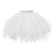 Women Skirts Ball Gown Solid Skirt Dancing Mini Tulle Skirt Girls Tutu Ballet Clothes Black Pink 18Mar23