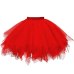 Women Skirts Ball Gown Solid Skirt Dancing Mini Tulle Skirt Girls Tutu Ballet Clothes Black Pink 18Mar23