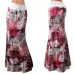 Women Summer Long Flower Skirt 2019 Faldas Largas Sexy Knit Pencil Skirt Womens Jupe Longue Bohemian Saia Longa Long Skirt