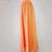 Women's Elegant High Waist Chiffon Skirt Elastic Waist Casual Long Maxi Skirts Saias 80/90/100cm 22 Color 2018 Summer Autumn New